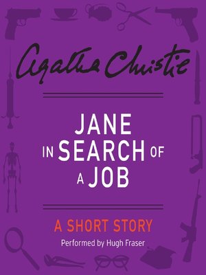 cover image of Jane in Search of a Job